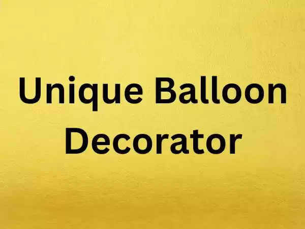 Unique Balloon Decoration